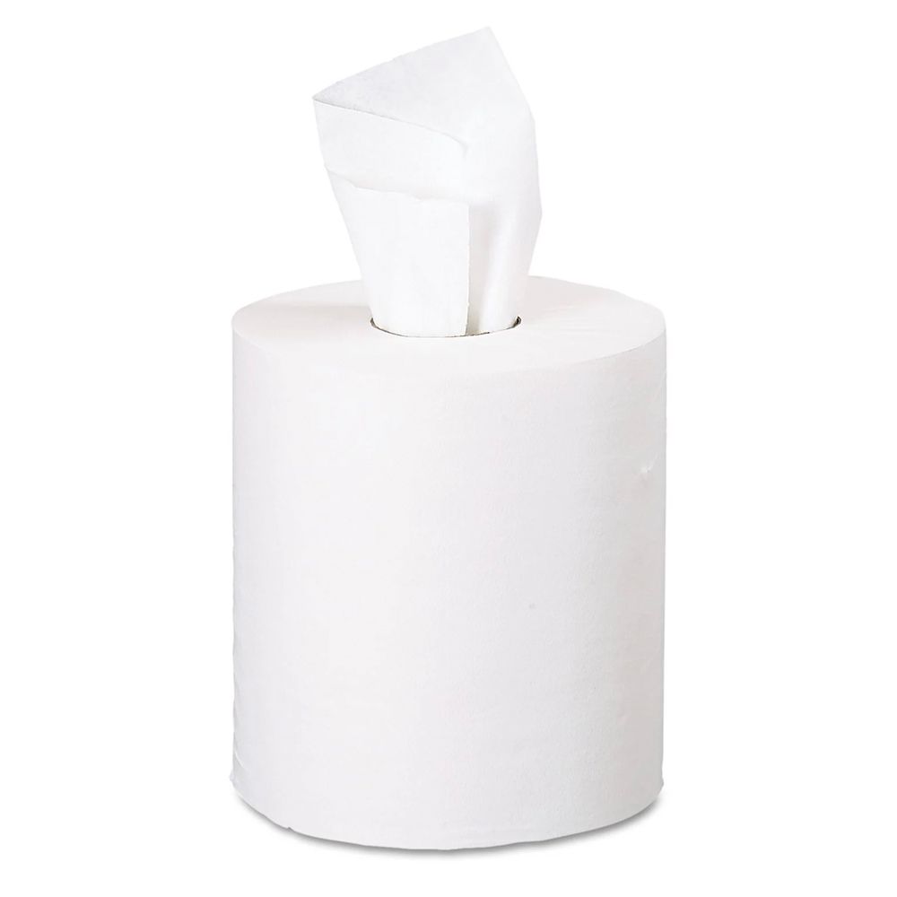 Royalty Virgin Center Pull Towel, 2-Ply, 7.6" x 10", 600 sheets, 6/cs