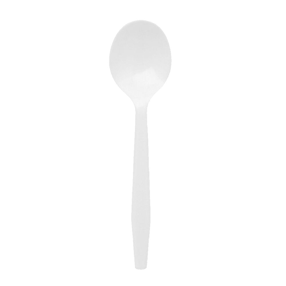 Royalty White X-Heavy Weight PP Soup Spoon