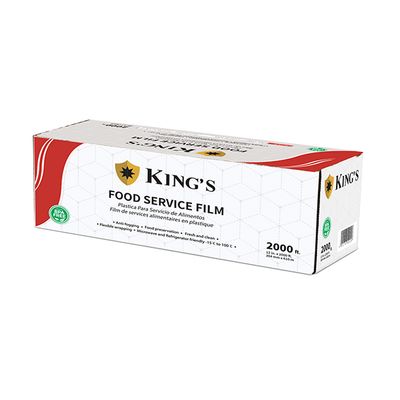 PVC Food Wrap, 24" x 2000ft, 35 Gauge